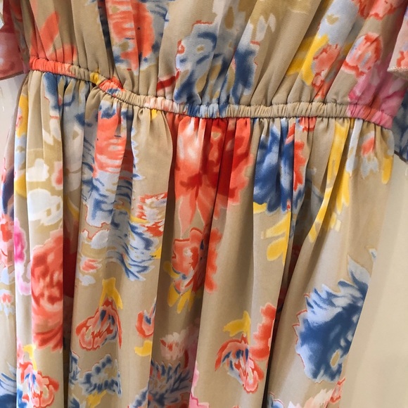 Margo & Sebastian Floral Spring Summer Dress S - Picture 3 of 5